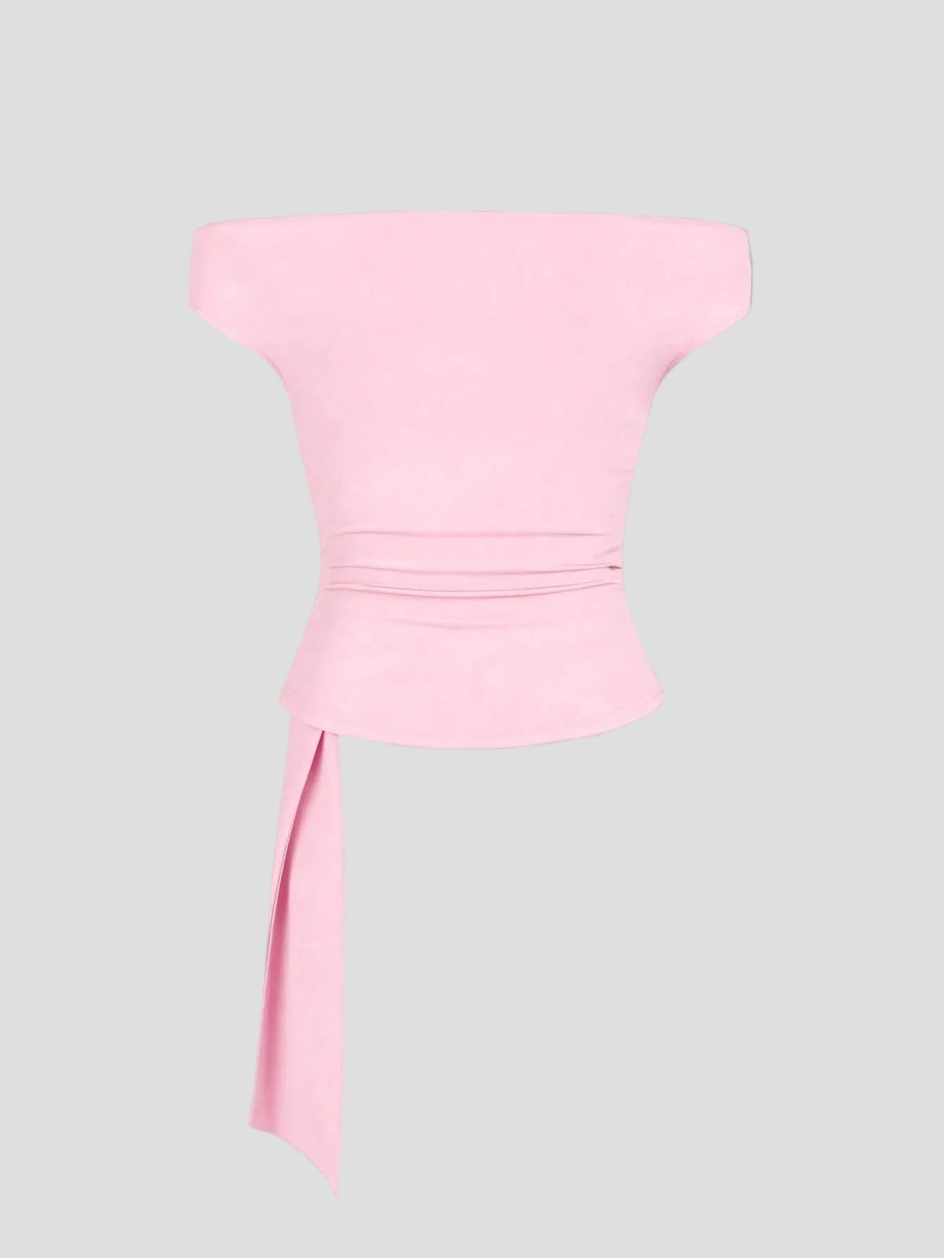 Anneliese – schulterfreies Wickel-Top