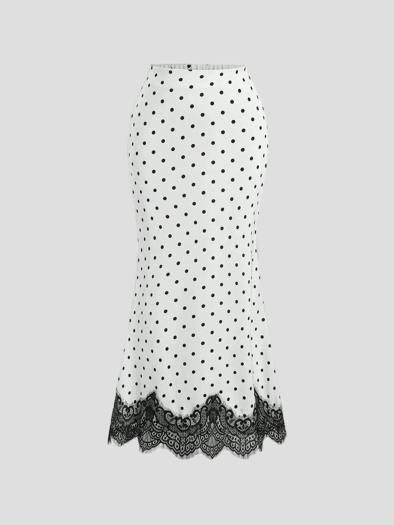 Nora – Polka-Spitze Midirock