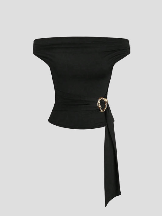 Helena - Off-Shoulder Wickel-Top