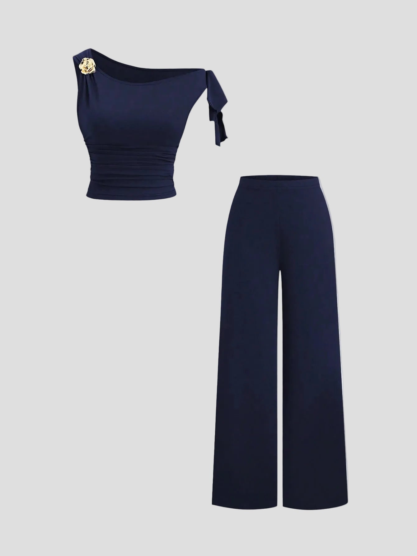 Aurélie – One-Shoulder Eleganz-Set