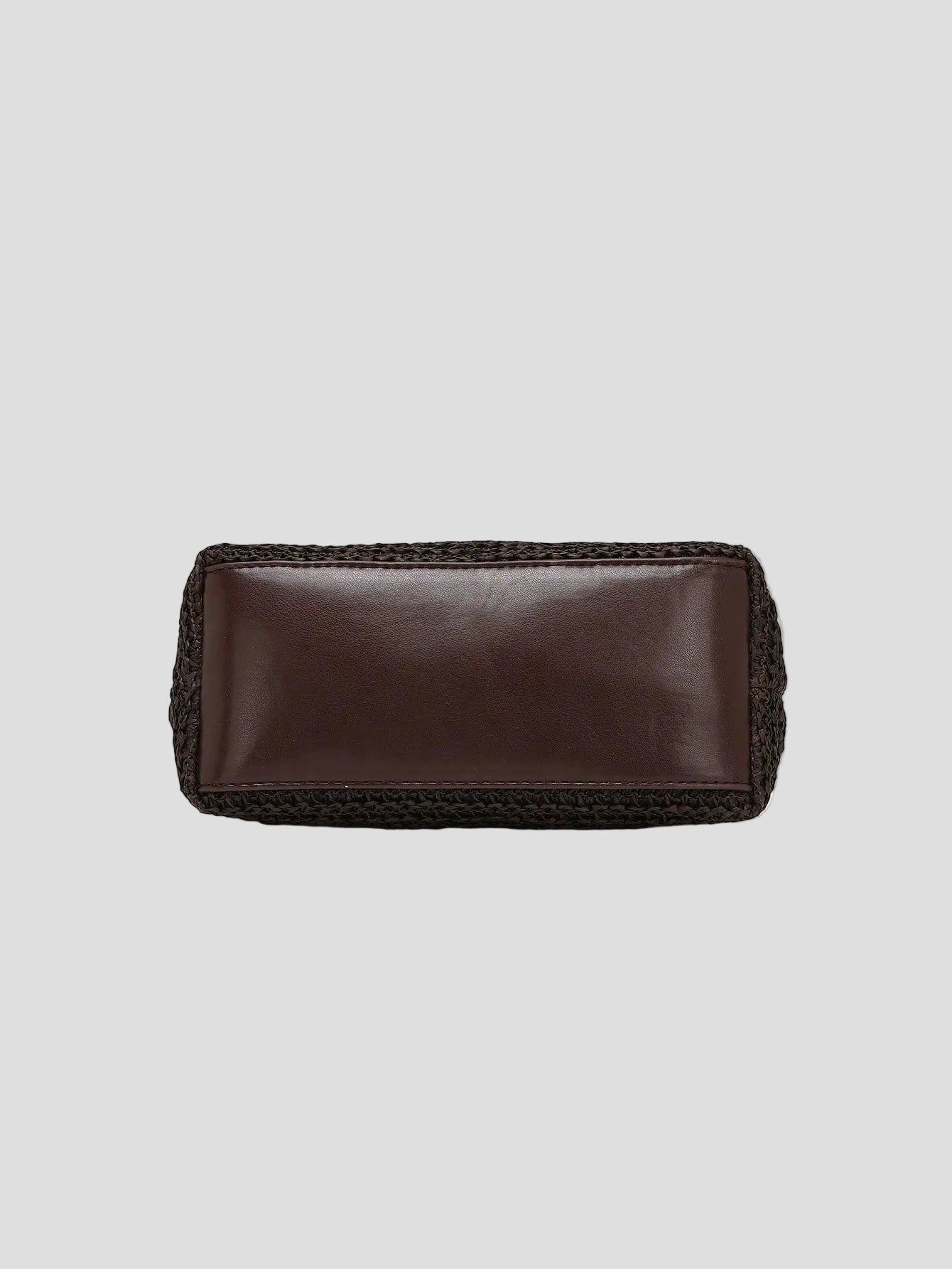 Corinne – Espresso geflochtene Hobo-Bag