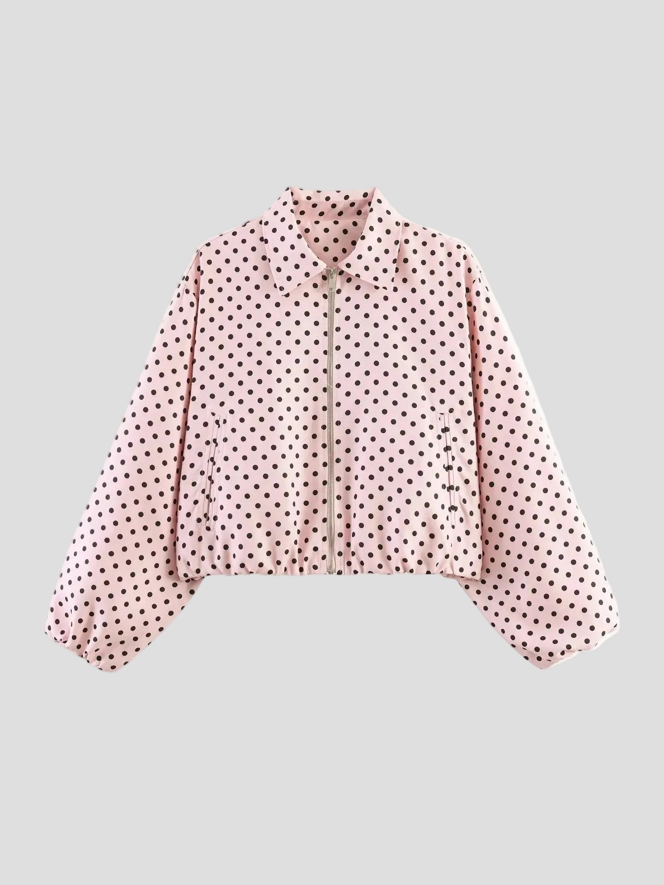 Rosalie - Kurzjacke mit Polka Dots in Blush