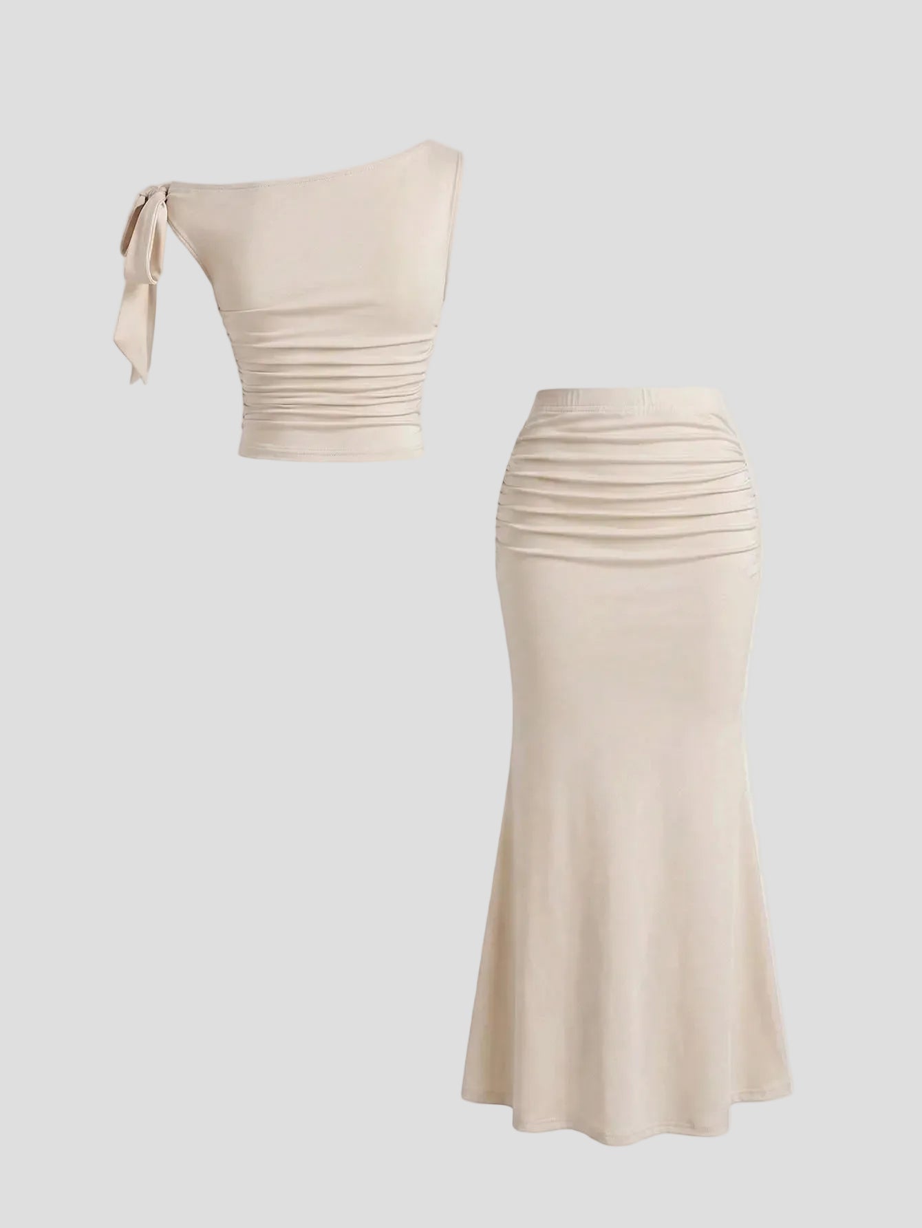 Élodie - Satin Meerjungfrauen-Set