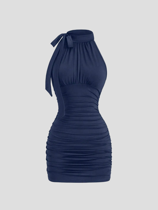 Nadine - Bleu Minuit Kleid