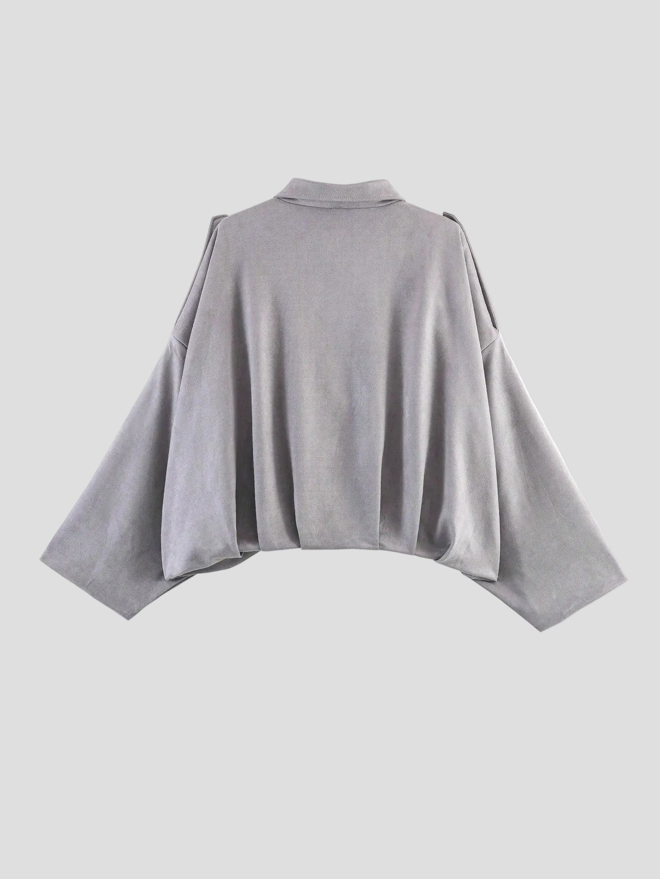 Aurielle – Oversized Jacke in Nebel-Optik