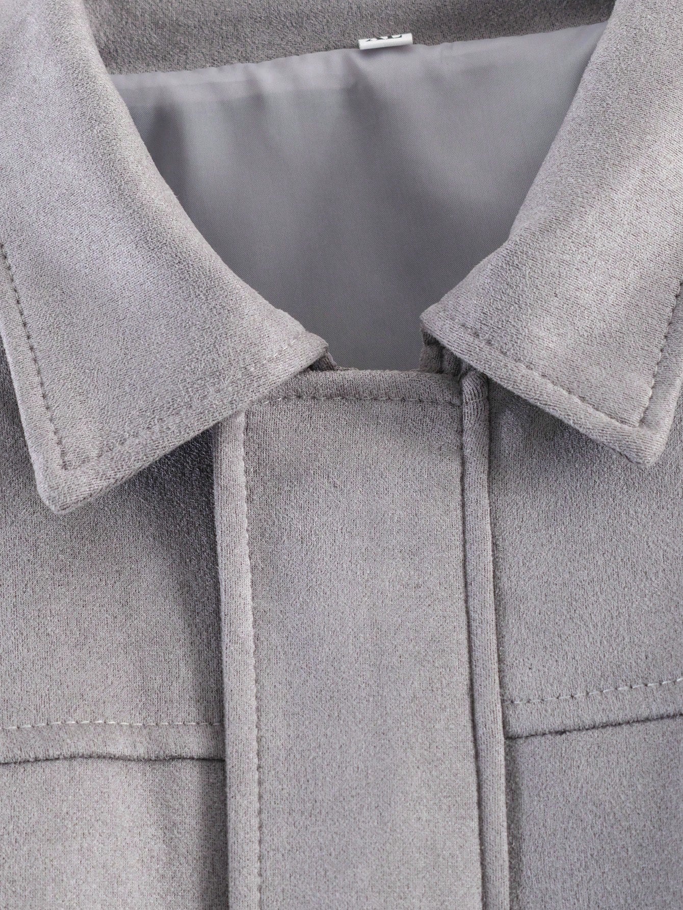 Aurielle – Oversized Jacke in Nebel-Optik