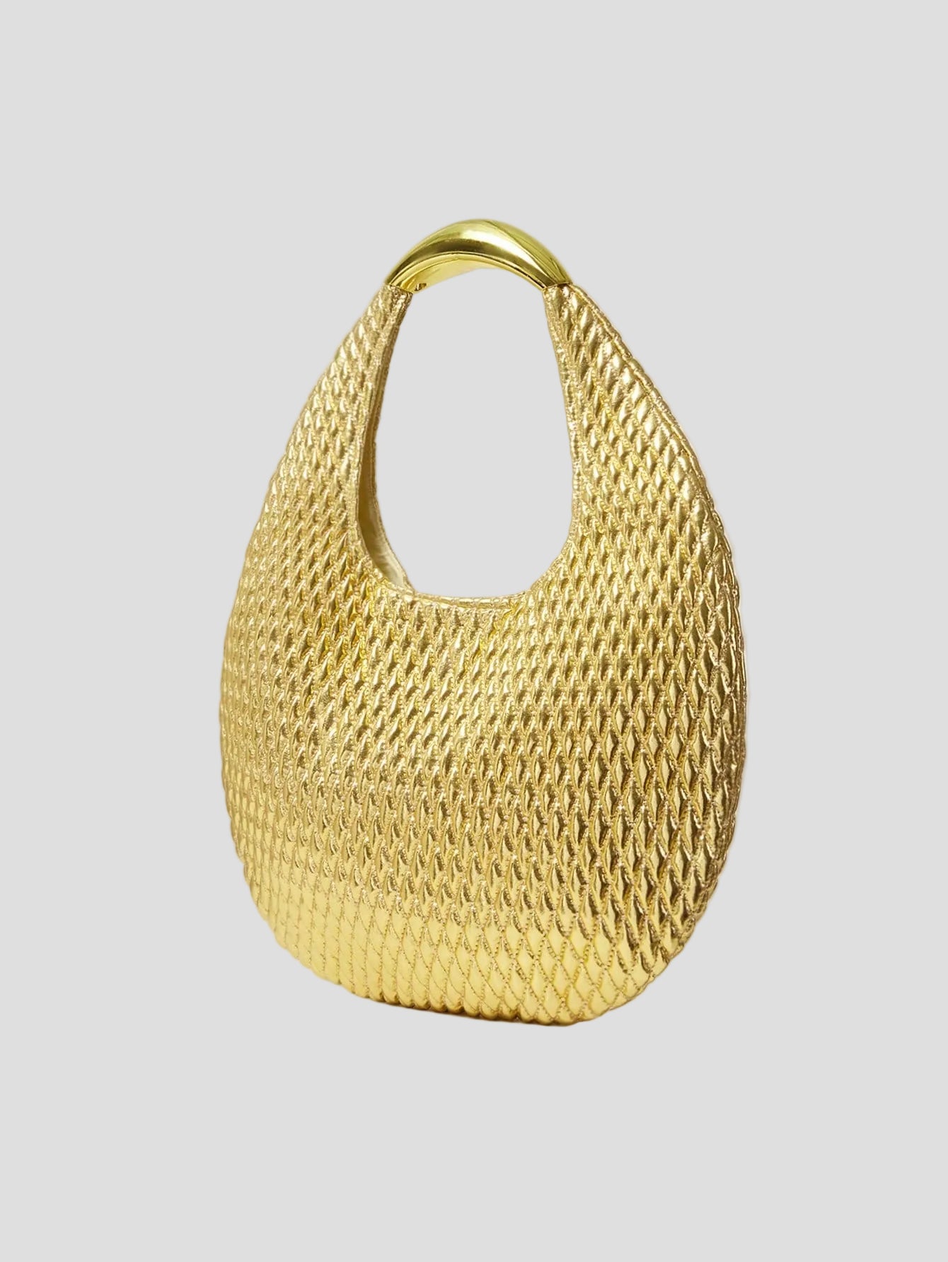 Noémie - Gold Éclat Hobo Bag