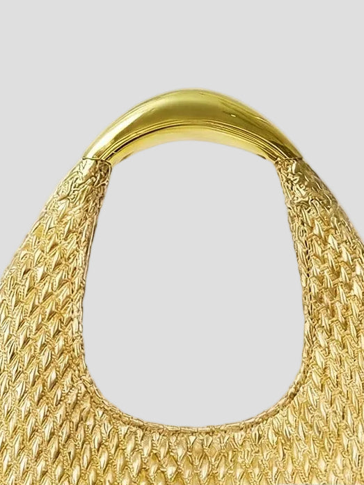 Noémie - Gold Éclat Hobo Bag