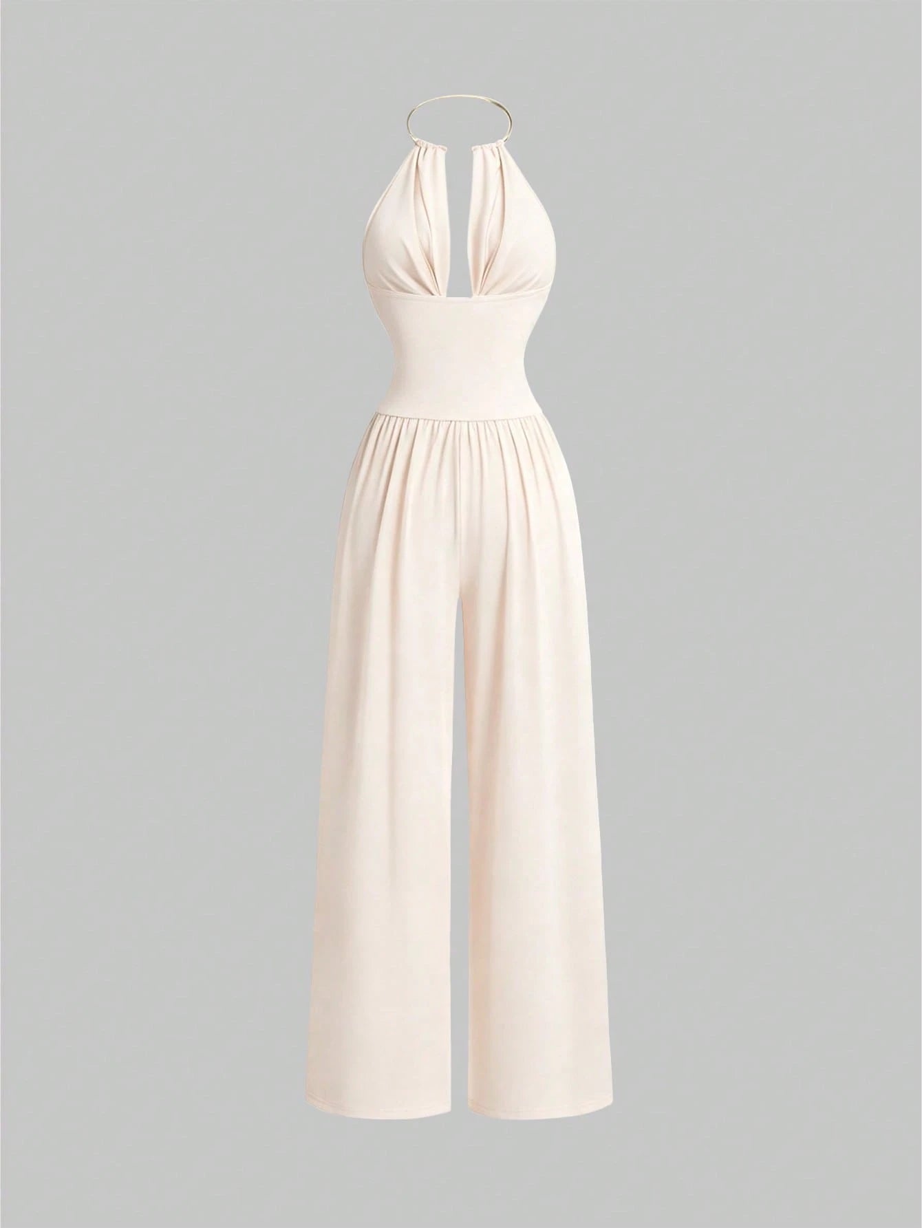 Sweetra Macacão feminino marrom, modelo retrô elegante e moderno, perfeito para a primavera/verão. Ideal para o dia a dia e para ocasiões especiais.